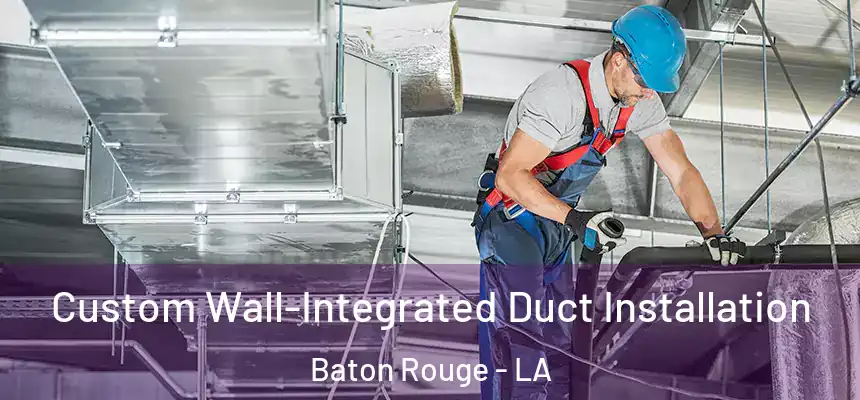 Custom Wall-Integrated Duct Installation Baton Rouge - LA